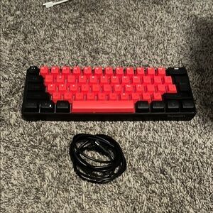 Red and Black 60% Mechanical Keyboard